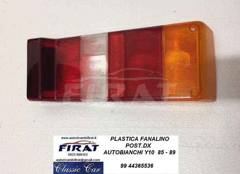 PLASTICA FANALINO AUTOBIANCHI Y10 85 - 89 POST.DX